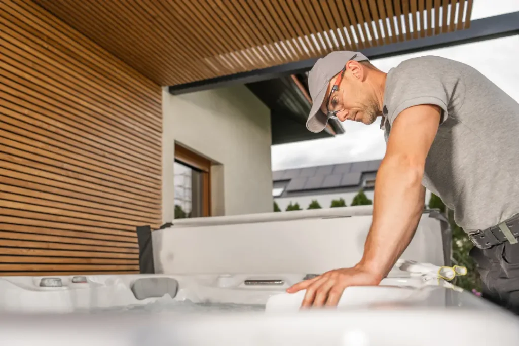 Drying Out a Waterlogged Hot Tub Cover