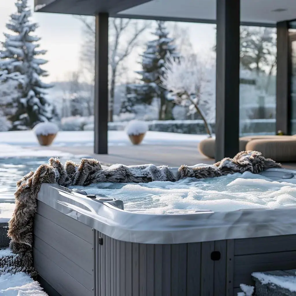 tips for using your hot tub in winter